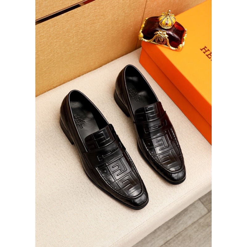 H**mes leather shoes